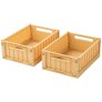 Falt/Aufbewahrungsbox 2er Set 18x25 cm, Lemon Yellow