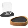 Glasuntersetzern 12,5x15 cm, Nupo Black/Team