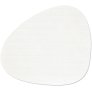 Recycled Leder Tischset 37x44 cm, Corduroy Pure White