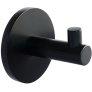 Kleiderhaken 4,3 cm, Schwarz