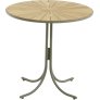 Cafétisch Ø70 cm, Olivgrün