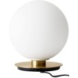 Tisch-/Wandleuchte &Oslash;20 cm, Mat Opal/Messing