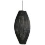 Pendelleuchte L Ø35 cm, Schwarz