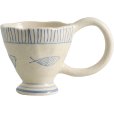Lira Tasse 30 cl, Wei&szlig;/Blau