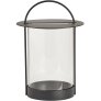 Laterne H29 cm, Schwarz