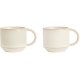 Espresso Tasse 2er Set, 10 cl, Offwhite