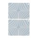 Set 45X34 cm, Blau/Offwhite