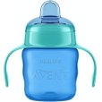 Trinklernbecher mit Aufsatz 200 ml, Blau