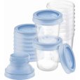 Muttermilch-Aufbewahrungsbecher 10er Set 180 ml, Hellblau