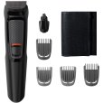 3000 6-in-1-All-in-One-Gesichtstrimmer, Schwarz