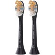 All-in-One-Zahnbürstenkopf 2er Set, Schwarz