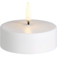 Teelicht Outdoor LED Ø7xH3 cm, Weiß