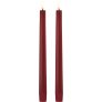Stabkerzen LED 2er Set &Oslash;2,3xH25 cm, Carmine Red