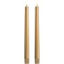 Stabkerzen LED 2er Set &Oslash;2,3xH25 cm, Gold