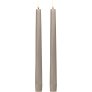 Stabkerzen LED 2er Set &Oslash;2,3xH25 cm, Sandstone