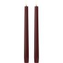 Stabkerzen LED 2er Set &Oslash;2,3xH25 cm, Wine Red