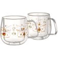 Doppelwandige Tasse 2er Set 37 cl