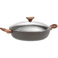 Schmorpfanne mit Deckel 28 cm