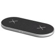Dual Dock Kabelloses Ladegerät, Schwarz