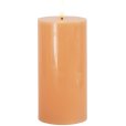 Stumpekerze LED &Oslash;7,5/H15 cm, Pfirsiche