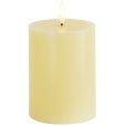 Stumpekerze LED &Oslash;7,5/H10 cm, Hellgelb