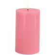 Stumpekerze LED &Oslash;7,5/H12,5 cm, Alte Rose