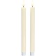 Stabkerzen LED 2er Set &Oslash;2/H22 cm