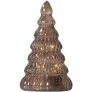 Lichtdekoration Baum H16,5 cm, Dark Oak