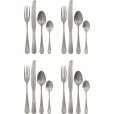 Besteckset 16-teilig, Silberfarbenes