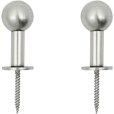 Kleiderhaken 2er Set &Oslash;2 cm