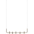 Leuchter 102 cm, Antikes Messing