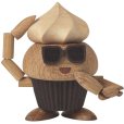Cupcake Carrie Cupcake 8,3 cm, Eiche
