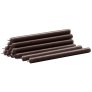 Stabkerze 12er Set 18 cm, Hazelnut