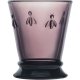 Rochère Abeille Wasserglas 6er Set, 26 cl, Aubergine