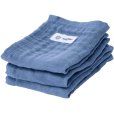 Waschlappen 3er Set 30x30 cm, Grey Blue