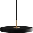 Pendelleuchte &Oslash;31 cm, Sort/Messing