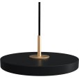 Pendelleuchte &Oslash;15 cm, Sort/Messing