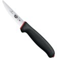 Gem&uuml;semesser 10 cm, Schwarz/Rot