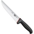 Metzgermesser 20 cm, Schwarz/Rot