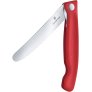 mit Wellenschliff 11 cm, Rot