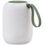Lampe mit Lautsprecher-LED H15,5 cm, Weiß/Grün