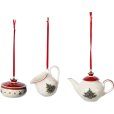 & Boch Toy's Delight Christbaumschmuck 3er Set 6,3 cm, Rot