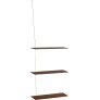 XL 60 cm, Ger&auml;ucherte Eiche/Messing