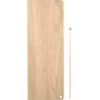 Add-on Regal 60 cm, Wei&szlig; Pigmentierte Eiche/Messing