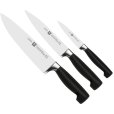 FOUR STAR Messerset 3-teilig, Schwarz