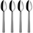 Teelöffel 4er Set 16 cm, Blankstahl