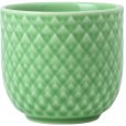 Porcel&aelig;n Rhombe Color Eierbecher H4,5 cm, Gr&uuml;n