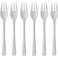 Kuchengabel 6 Stk. 16 cm, Blankstahl