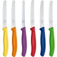 Tischmesser/Tomatenmesser Wellenschliff 6-teilig 11 cm