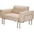 Loungesessel mit Verlängerung 119-188 cm